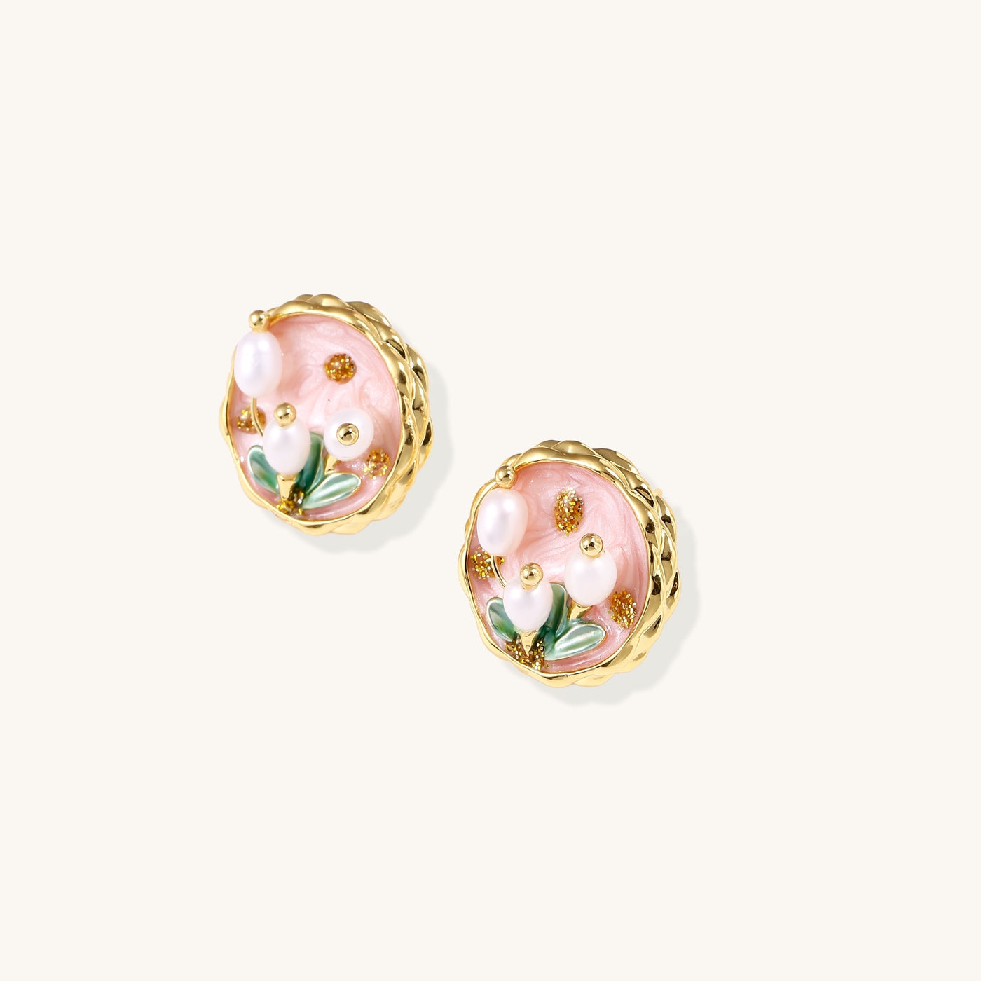 Lily of Grace Stud Earrings Lifestyle