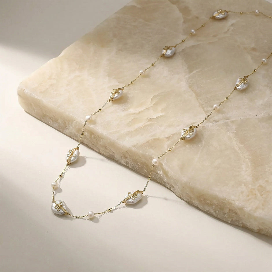 pearl-gardenhold-necklace-on woman