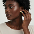 Pink Wildflower Earrings