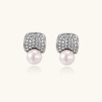 Moonshield Pearl Studs