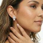 Moonshield Pearl Studs