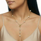 Cocooned Pearl Garden Necklace