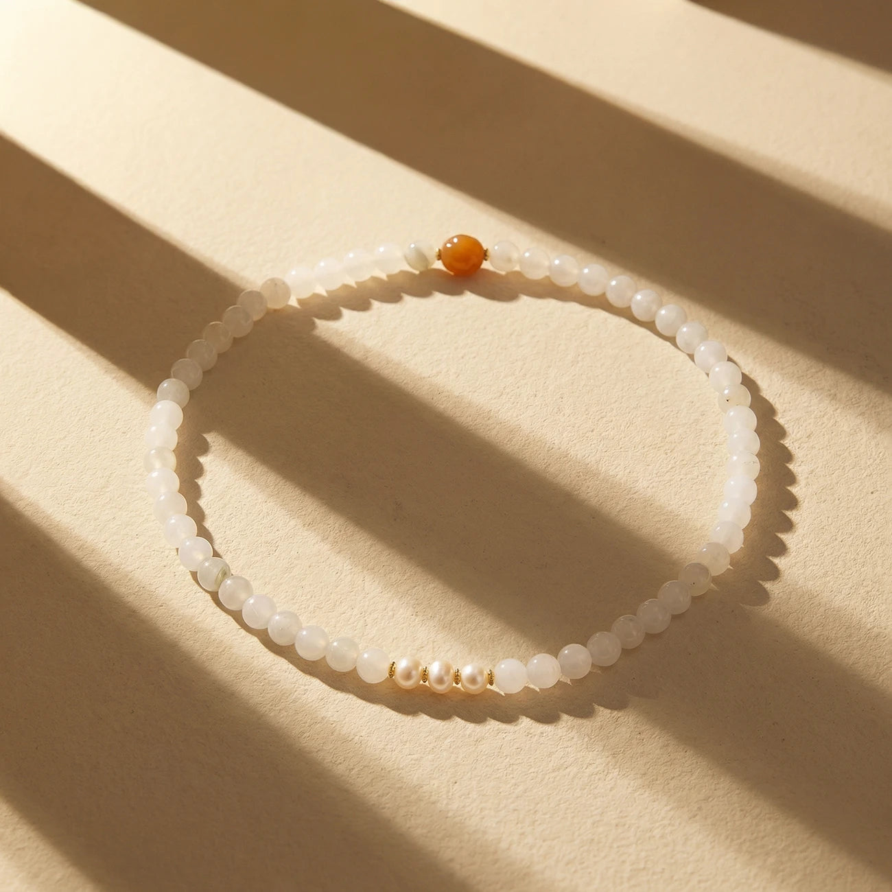 Lotus Jade Pearl Bracelet