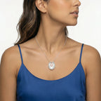 Luna Disc Pearl Pendant