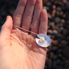 Luna Disc Pearl Pendant