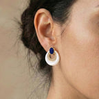 Midnight Tide Pearl Earrings
