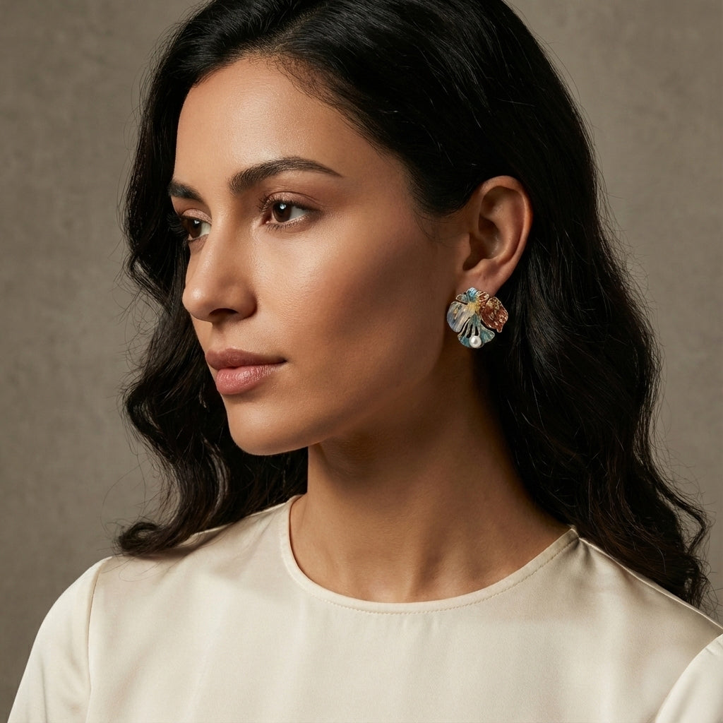 Monstera Bloom Earrings