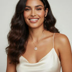 Wild Rose Medallion Necklace